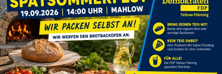 Spätsommerfest der FDP Teltow-Fläming